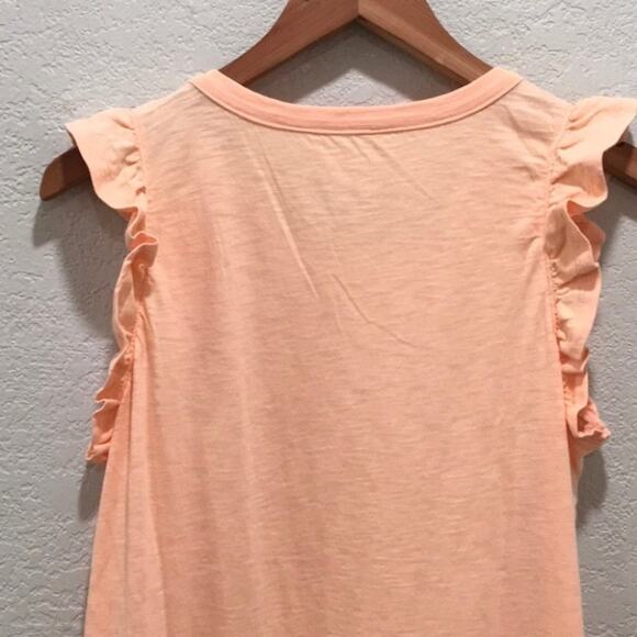 NEW Universal Thread Women’s L Maxi Dress Ruffle Flutter Sleeve 100% Cotton - Picture 9 of 14